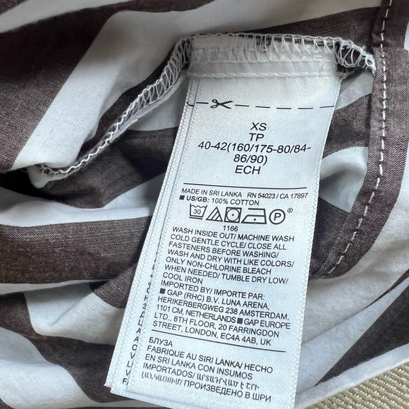 Banana Republic Brown and White Button Down Shirt - Picture 14 of 16